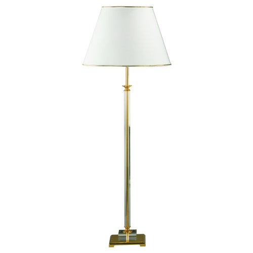 41 687 Stehleuchte Messing Poliert, Polished Brass Floor Lamp