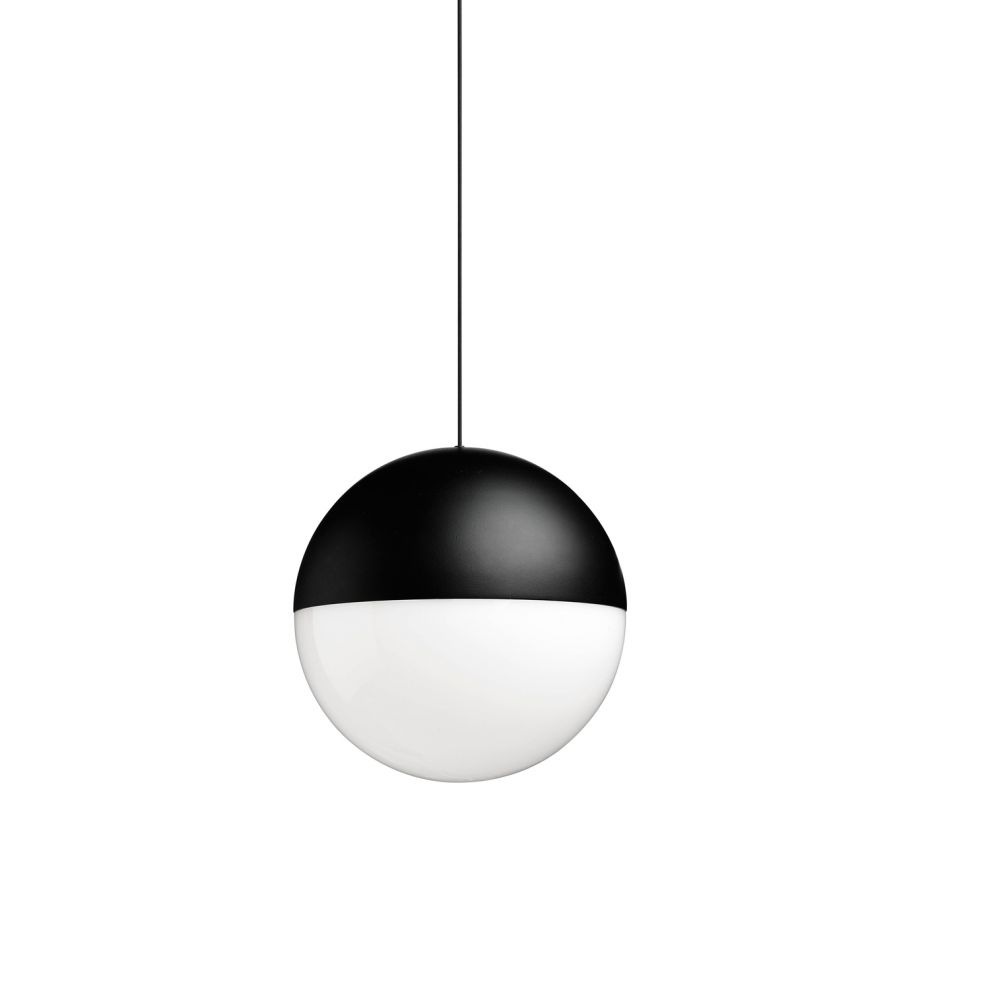 String Light Company BPL002 Black Ceiling Plug-In Pendant Lamp with 10-Foot Cord and On/Off Switch