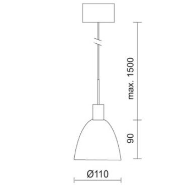 Silva Neo 110 Pendant Lamp for Maximum
